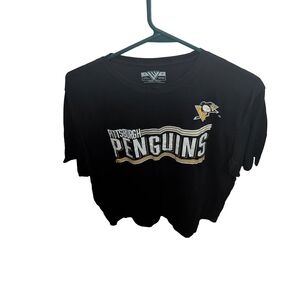 Mens Black Pittsburgh Penguins Sidney Crosby Player T-shirt